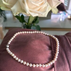 Pearl Source Classic 17 inch Pearl Necklace